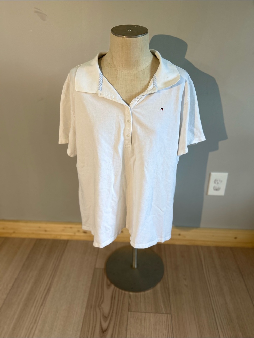 Tommy Hilfiger Men's White Polo